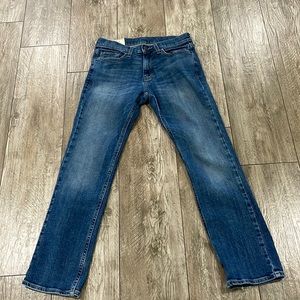 Hollister Blue Slim Straight Jeans